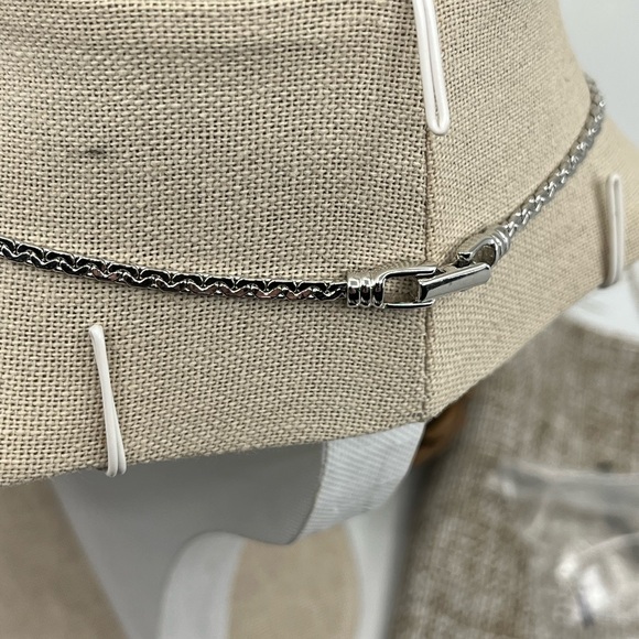 Swarovski Elements White Gold Plated Crystal Pave Bar Necklace, 16" - Picture 5 of 17